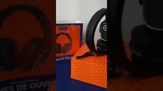 fone de ouvido ou caixinha de som? Basike Premium headset vira caixinha de som