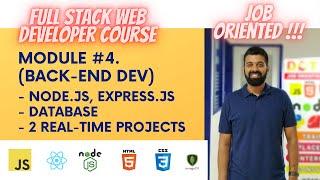 Full Stack Course - Module 4 - Backend Development - DCT Academy