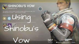 Destiny 2 Using Shinobu’s Vow Exotic Armor Highlights From My Last Stream First Youtube Video