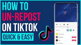 How to Un-Repost on Tiktok (2023)