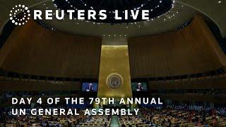 LIVE: Day 4 of the 79th annual UN General Assembly