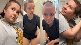 Amazing baldheaded  girl /