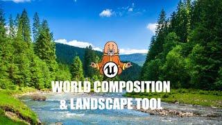 World Composition & Landscape Tool - Unreal Engine 5 Environment Tutorial