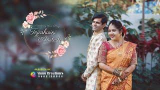 || Tejashwini️Amitesh || 4K Cinematic Shoot || Wedding Highlight ||  Vinnu Creations ||