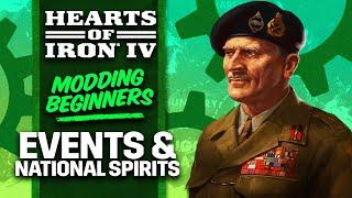 Hearts of Iron IV: Beginner's Modding Guide | Part 2 - Events & National Spirits