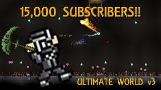 15,000 SUBSCRIBER SPECIAL - MrTheEpicNinja (MTEN) Terraria map v3 - Channel Update