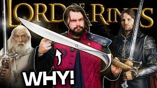 Lord of the Rings SWORDS are so GOOD everyone else looks like AMATEURS!