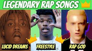 Top 100 LEGENDARY Rap Songs! (Iconic Rap Hits)