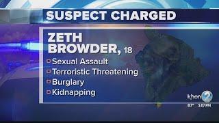 18-year-old Zeth Browder charged with sex assault