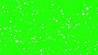 ЛЕТАЮЩИЕ БЕЛЫЕ ШАРЫ на ЗЕЛЕНОМ ФОНЕ / ANIMATION WHITE BALLS on GREEN SCREEN