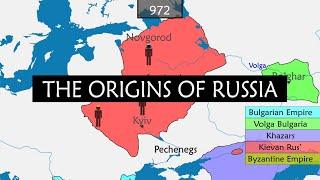 The origins of Russia - Summary on a Map