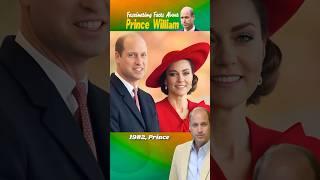 Prince William’s Top Facts: British Monarchy #PrinceWilliam #DukeOfCambridge #RoyalFamily #shorts