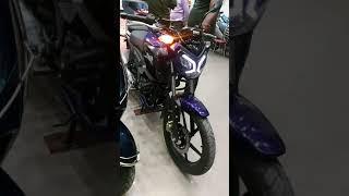 TVS Raider 125 First Impression | TVS Raider 125 Status | Blue Color | Horn Test #shorts