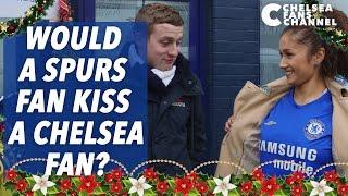 Would A Spurs Fan Kiss A Chelsea Fan? | Sophie Tests Tottenham In Mistletoe Challenge Sequel