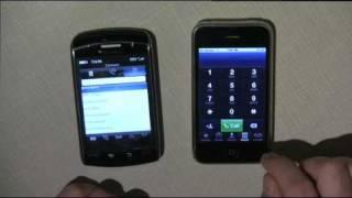 iPhone 3G & Blackberry Storm comparison