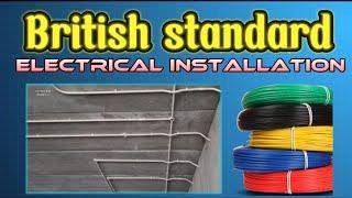 Basic installation of British electrical standard (piping & wiring ) @ElectricSquad