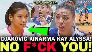 Djakovic KINARMA kay Alyssa Valdez! NAMBATOK PA! Umuwing HIGHBLOOD kay PHENOM!! NO F*CK YOU!!!