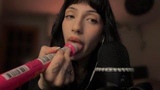 ⋆୨୧˚ Spit painting you with roller candy (inaudible) | ASMR