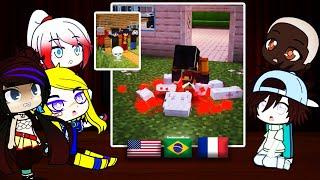 [NTR] Kokujin no tenkousei reacts to Hiroki as INCENDIUS - Gacha reacts to Minecraft + HamoodeG & AJ