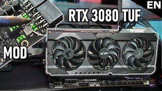 ASUS TUF Gaming RTX 3080 OC - Shunt Modding (unlock Power Target!) and First Look