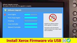 How to Install Firmware on Xerox WorkCentre 7525–7556 / 7830–7835 via USB Flash Drive