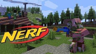 NERF WAR CHALLENGE - Minecraft Animation