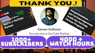 Youtube Channel Trailer | Kannan Sridharan