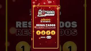 RESULTADO DE LA LOTERIA de BOYACA del 25 DE MAYO DE 2024 #Shorts #Loteria