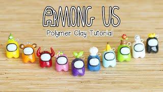 Among Us Crewmates│Easy Polymer Clay Tutorial