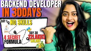 IncredibleBecome BACKEND DEVELOPER in 30days Easily