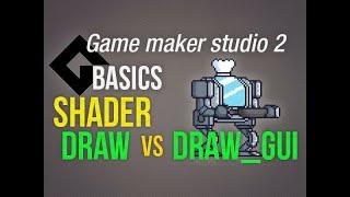 Game Maker Studio 2 | Basics - Shaders: draw vs draw_gui