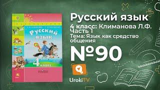 Упражнение 90— ГДЗ по русскому языку 4 класс (Климанова Л.Ф.)