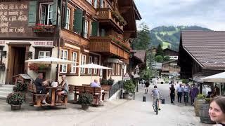 Самая богатая деревня в Швейцарии.Gstaad.