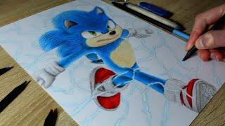 How To Draw Sonic The Hedgehog️