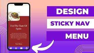 How To Design A Sticky Navigation Menu for Mobile