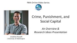 Crime, Punishment, and Social Capital - Jonathan Karpoff