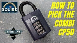 (1668) Squire CP50 Combination Lock