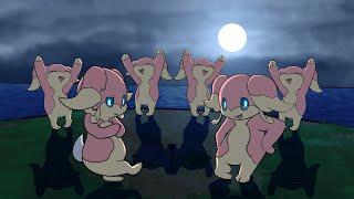 All stand for the Audino national anthem