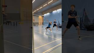 Badminton Doubles in Finland #badminton #badmintonlovers #badmintondoubles