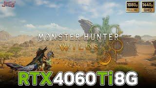 Monster Hunter Wilds | RTX 4060 Ti 8G | FHD, QHD benchmarks