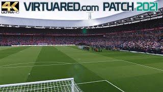 [4K] eFootball PES 2021 VirtuaRED V4.1 | The Graphics Are Very Close To Realism | Real Turf By Endo