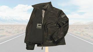 Chicago Route 66 Men's Leather Jacket black Art. 408 - vintage-leder.com