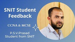 Student Success Story | IT Networking Training | SNIT Training Institute