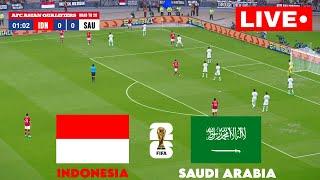 LIVE : Indonesia vs Saudi Arabia | World Cup Qualification AFC 2026 | Live Stream of  pes21 gameplay