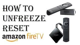 How to Reset Restart Amazon Fire TV - How to Unfreeze Amazon Fire Stick