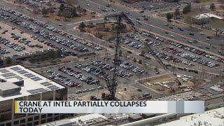 VIDEO: Broken crane at Rio Rancho Intel site