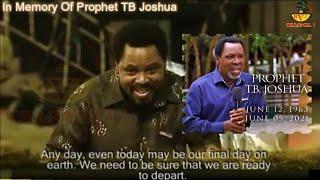 It Doesn't Matter If I Die Young - T.B Joshua Unforgettable Moment