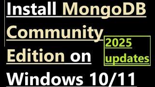 How to install mongodb on Windows 11