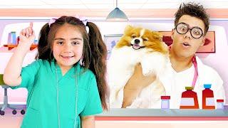 Stacy and Mia and favorite pet stories | Nastya Artem Mia