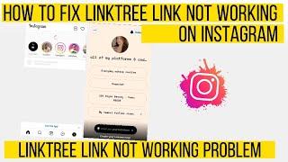 How to fix linktree link not working on Instagram | Linktree not working on Instagram